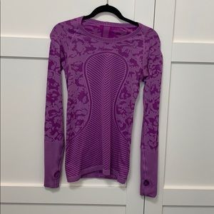 Purple camo long sleeve